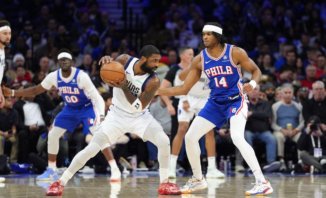 76人轻取法国男篮，欧文惊艳世界